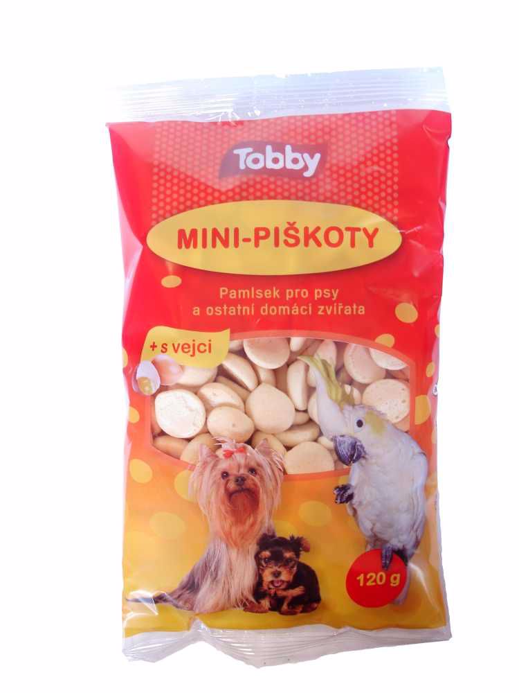 Piškoty krmné mini Tobby 120 g