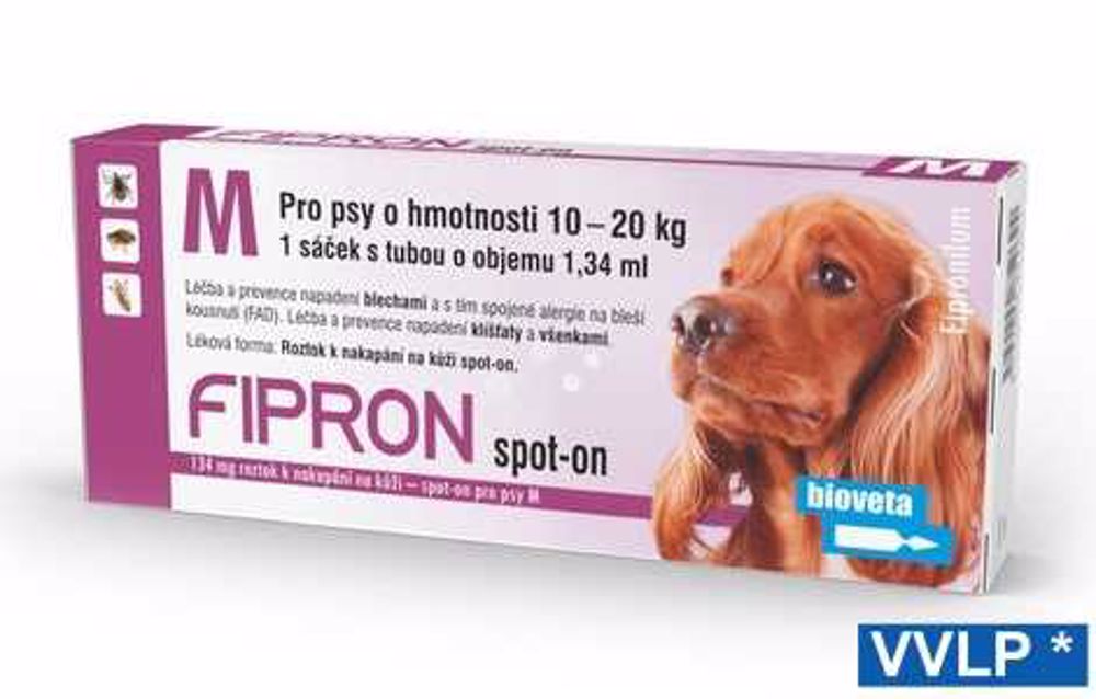 FIPRON spot-on pro psy M 1 x 1,34 ml