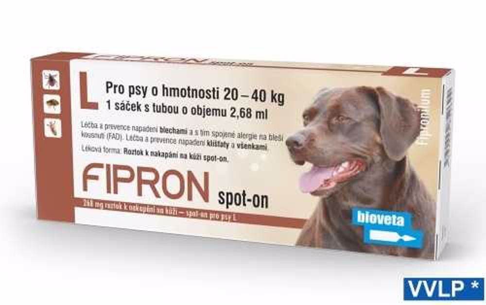 FIPRON spot-on pro psy L 1 x 2,68 ml