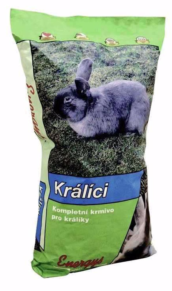 Energys Klasik Forte králík (s kokc,výkrm) 25 kg
