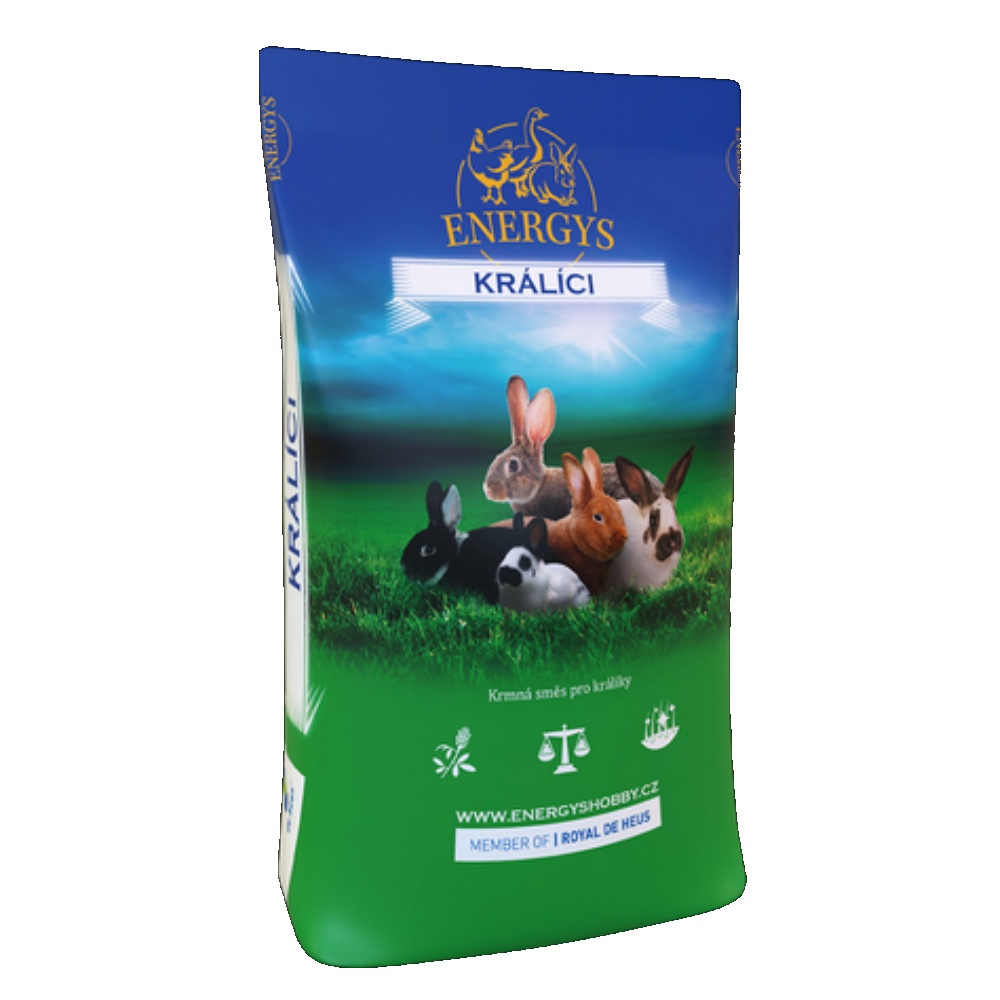 Energys Champion králík (výstavní,bez) 25 kg