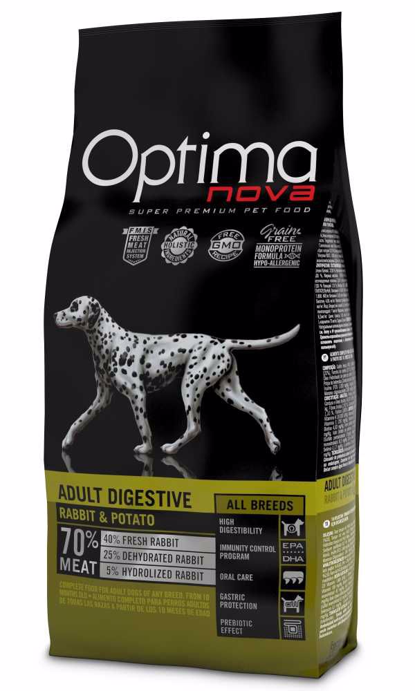 OPTIMAnova dog Adult Digestive Grain Free Rabbit 800g