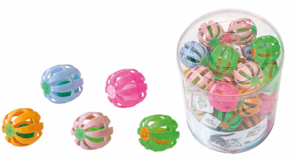 Balónek pro kočky s rolničkou 4 cm