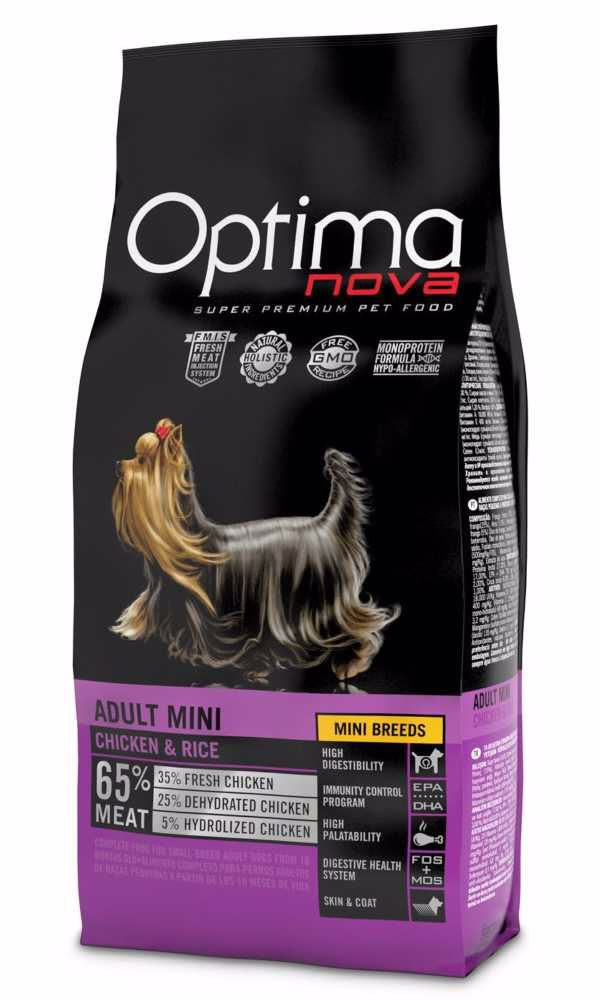 OPTIMAnova Dog Adult Mini Chicken & Rice 2 kg