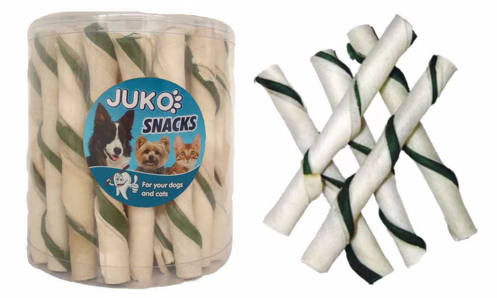 Trubička bílá Mint JUKO Snacks (35 ks)