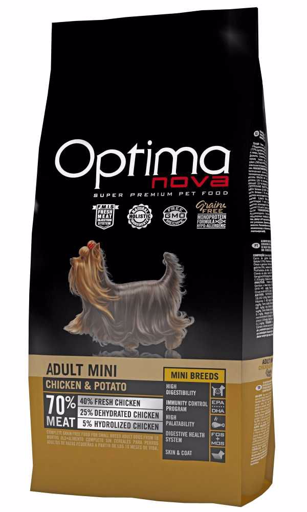 OPTIMAnova dog Adult Mini Grain Free Chicken 8Kg