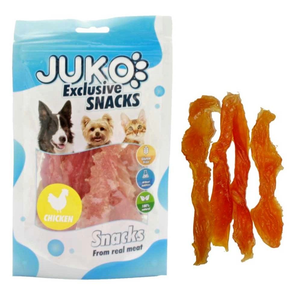 JUKO SNACKS Chicken soft jerky made by hand 70 g