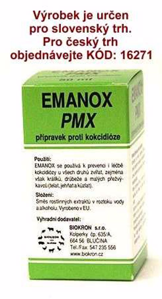 EMANOX PMX proti kokcidióze 50 ml !SK!