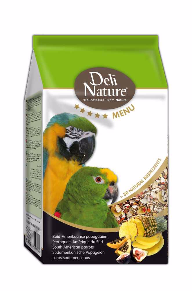 Deli Nature 5 Menu jihoamerický papoušek 800 g