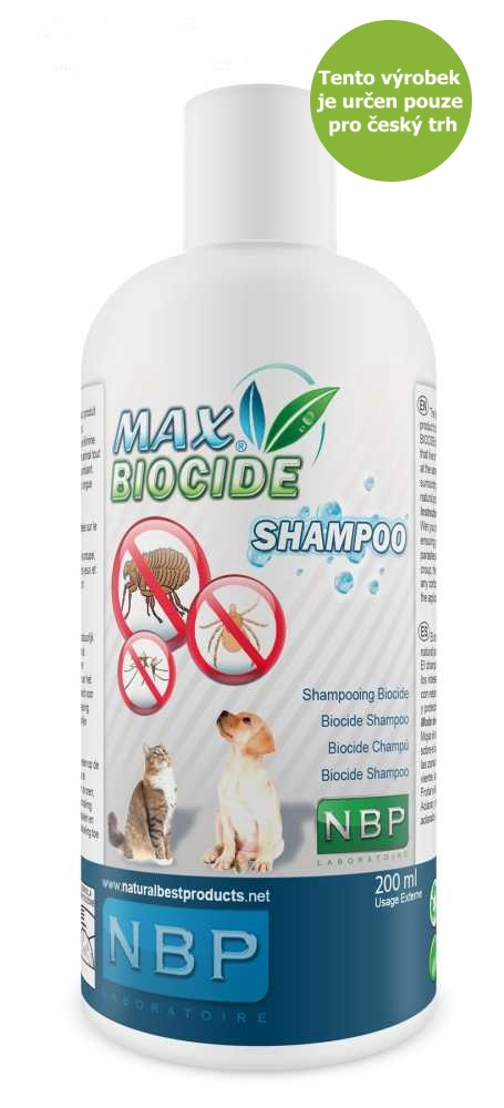 Max Biocide Shampoo antiparazitní šampón 200 ml !CZ!