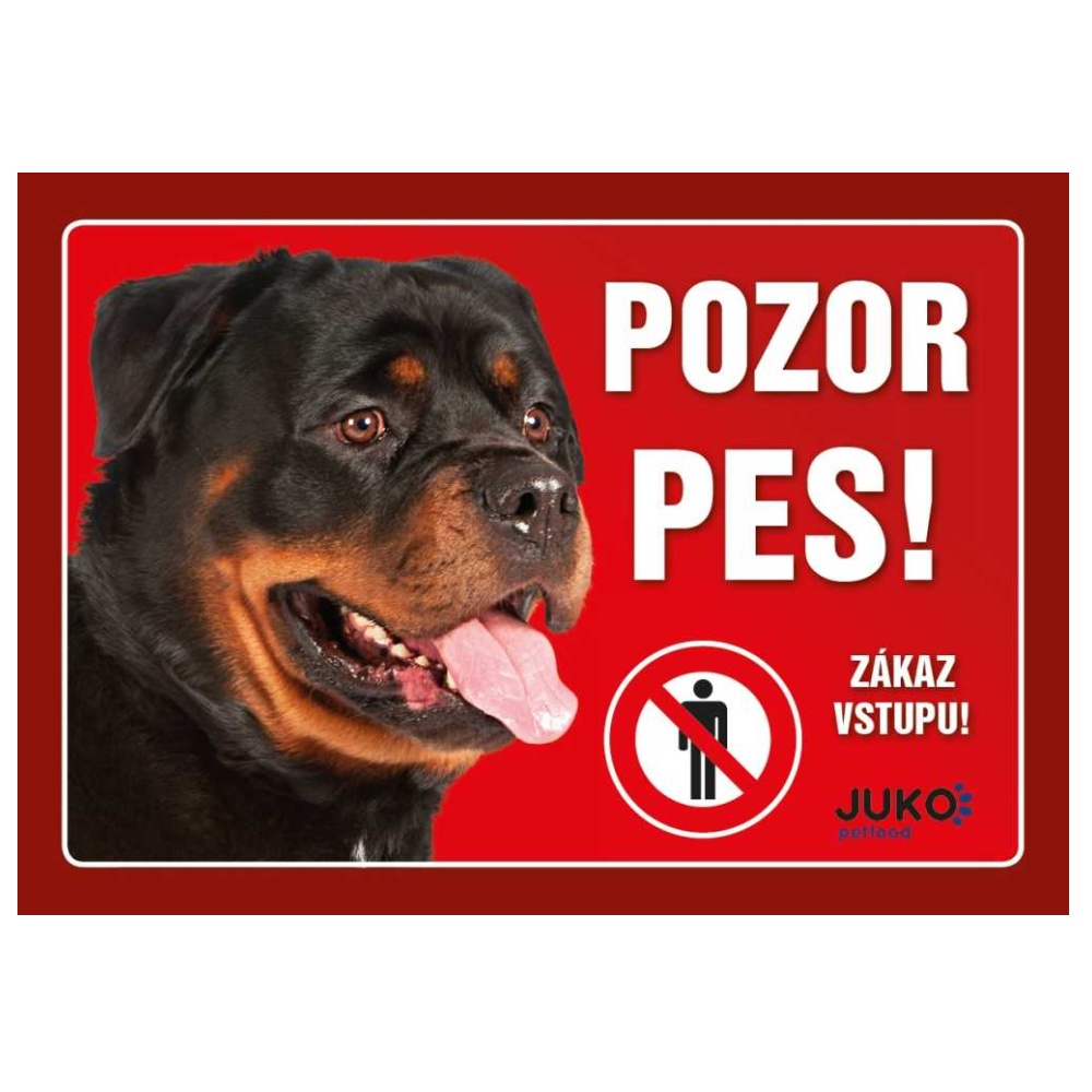 Cedulka plast ROTVAJLER
