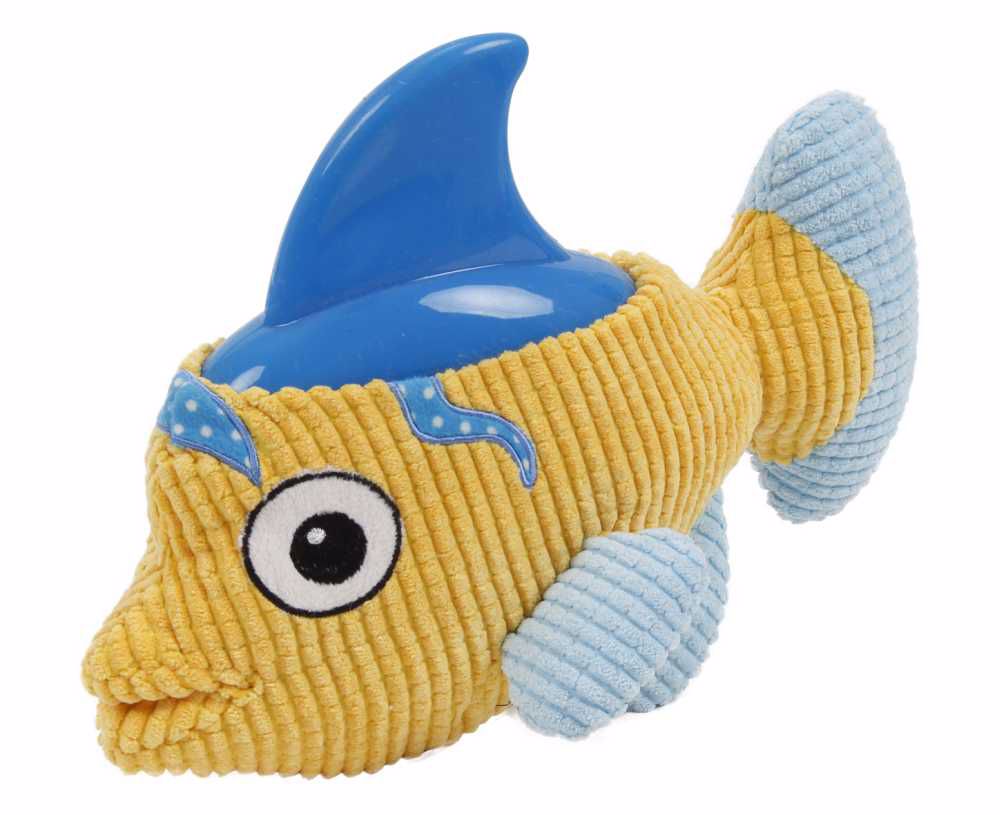 Plyšová hračka s gumou Ryba