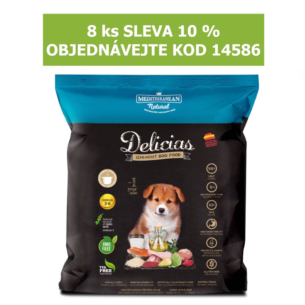Delicias Dog Puppy Soft poloměkké krmivo 800 g