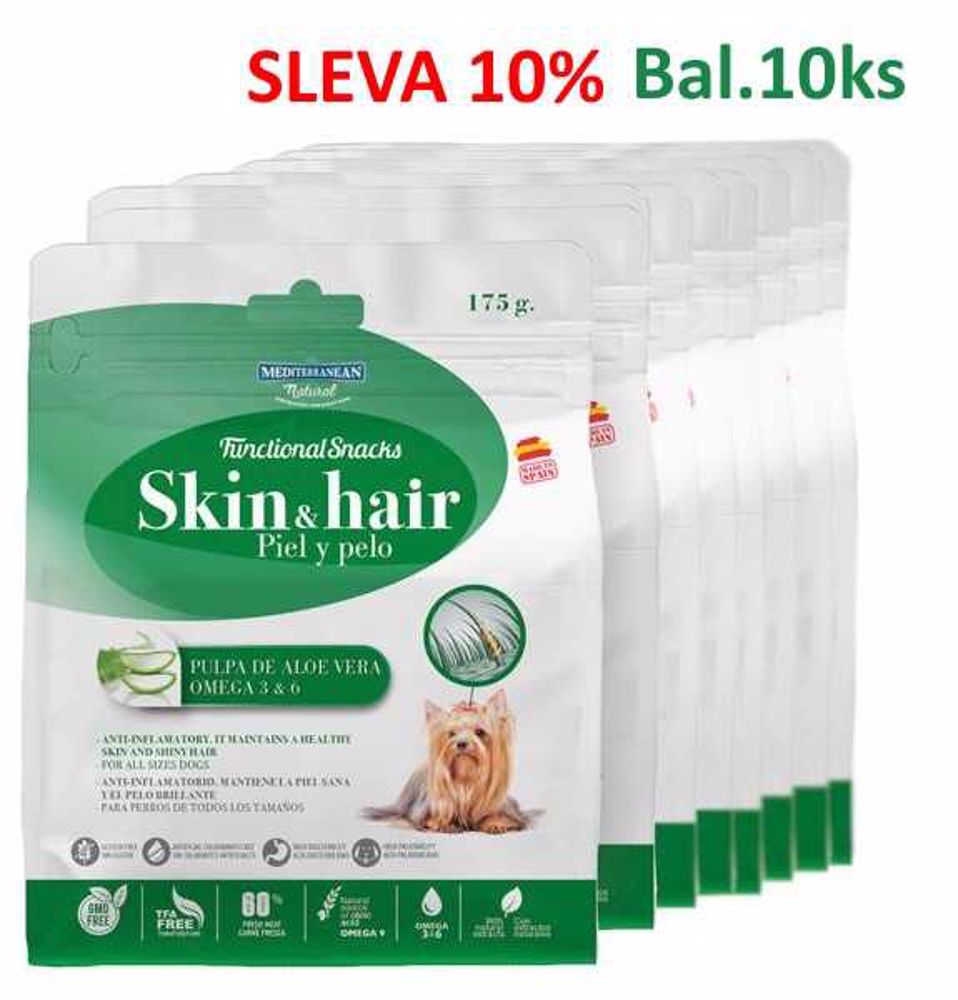 Funkční pamlsek na kůži a srst Skin & Hair 175 g (10 ks) SLEVA 10 %