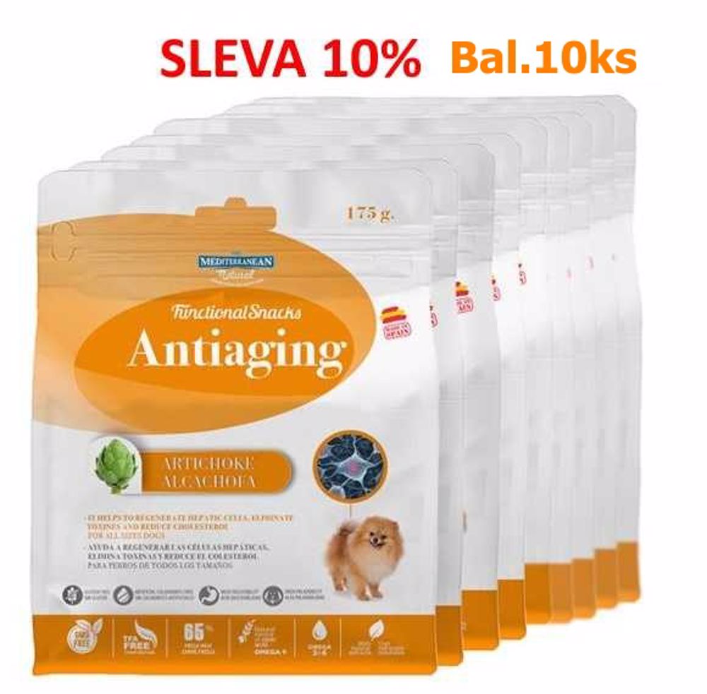 Funkční pamlsek proti stárnutí Antiaging 175 g (10 ks) SLEVA 10 %