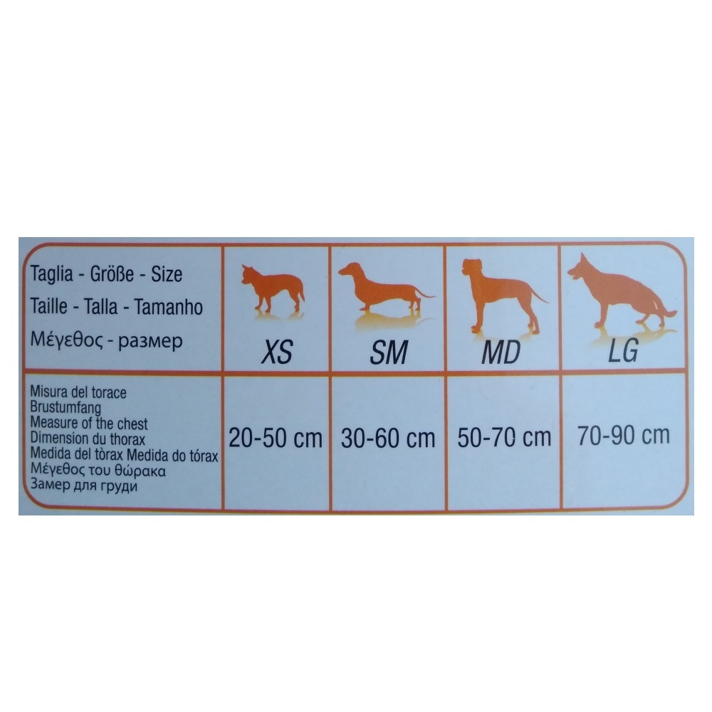 Postroj pro psa do auta Croci L 70-90 cm