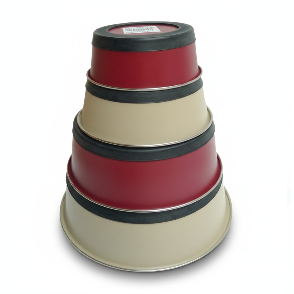 Miska nerez těžká silikonový pásek 0,55 l