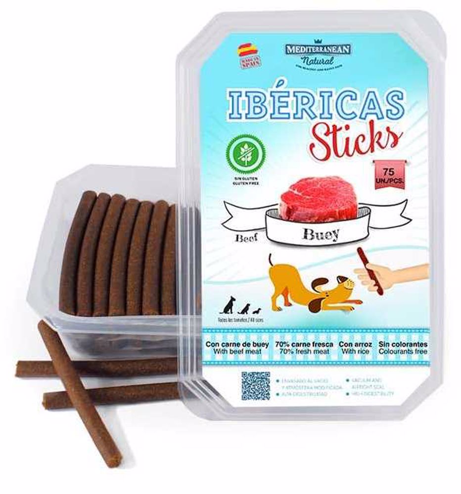 Ibéricas Sticks Dog Snack Beef (75 ks)
