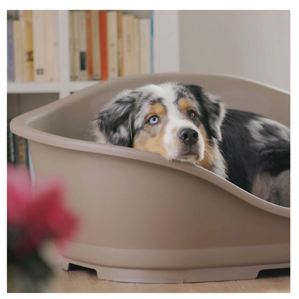 Pelíšek plast 1 světle hnědá 56,5x42x24,2