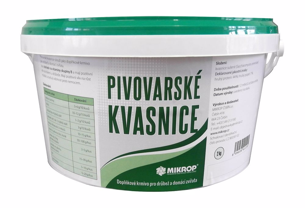 Pivovarské kvasnice Mikrop 25 kg