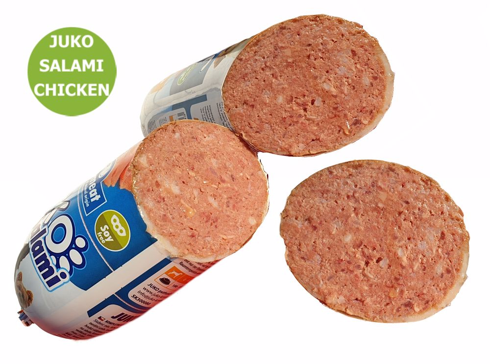 JUKO Salami Chicken (kuřecí) 1 kg, 4 x15 ks- SLEVA 10%