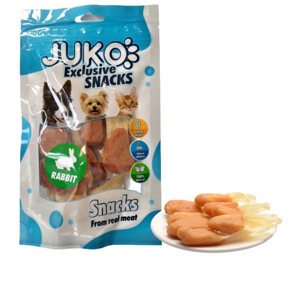 JUKO Snacks Rabbit Ear with Chicken 70 g