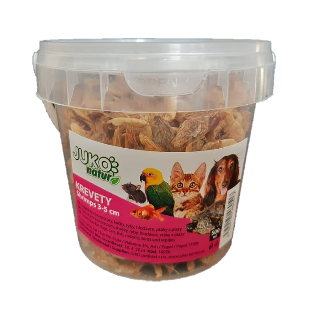 Krevety 3 - 5 cm JUKO 500ml