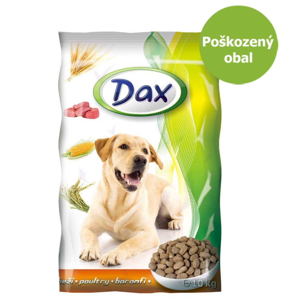 Dax Dog granule drůbeží 10 kg - Poškozený obal - SLEVA 10 %