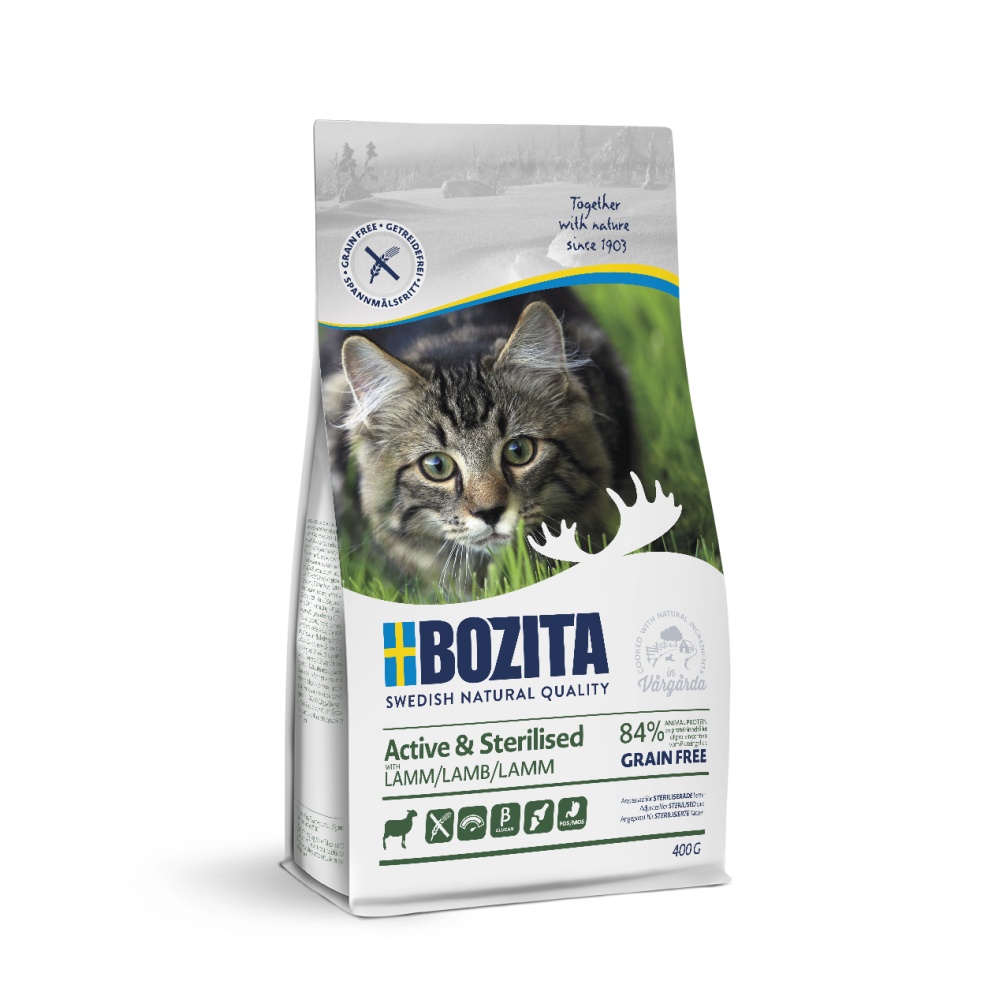 Bozita Cat Active & Sterilised Lamb GF 400 g