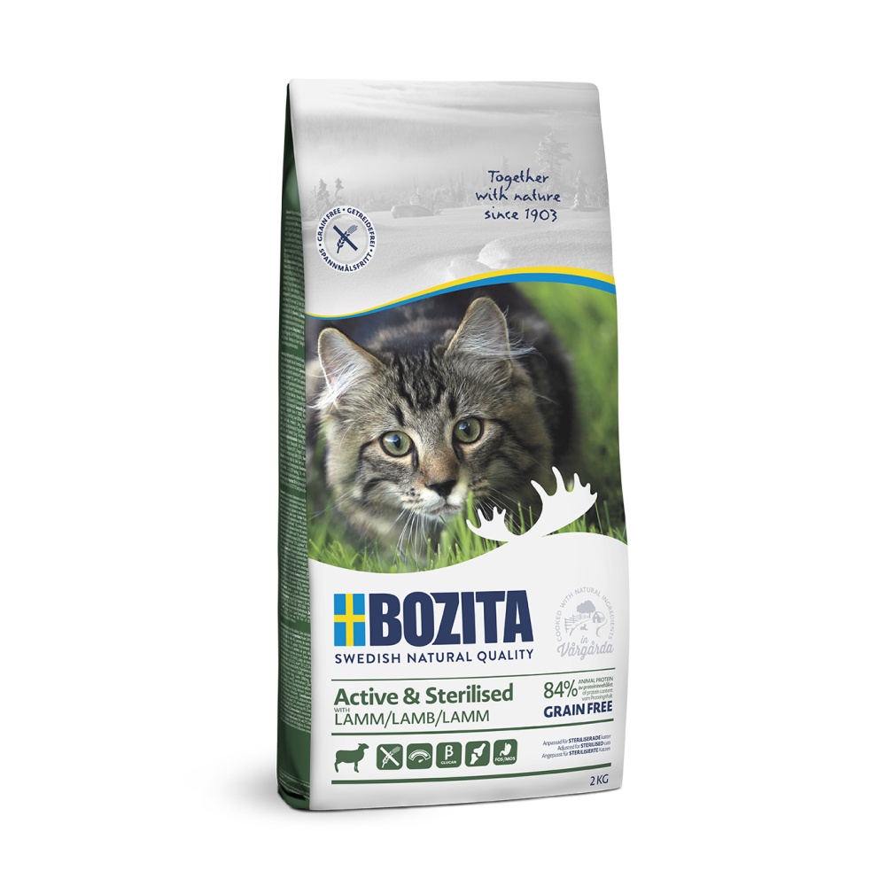 Bozita Cat Active & Sterilised Lamb GF 2 kg