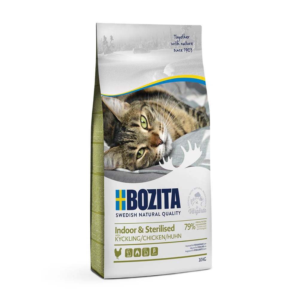 Bozita Cat Indoor &amp; Sterilised Chicken 10 kg