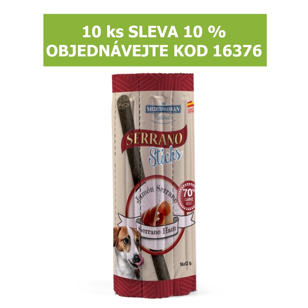 Serrano Dog Sticks Ham, tyčinka 16 x 12 g
