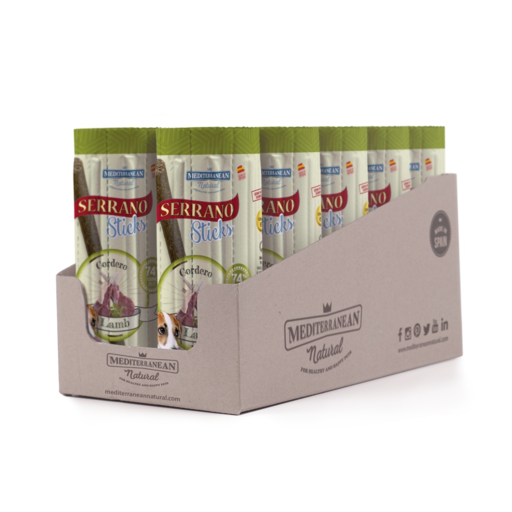 Serrano Dog Sticks Lamb, tyčinka 16 x 12 g