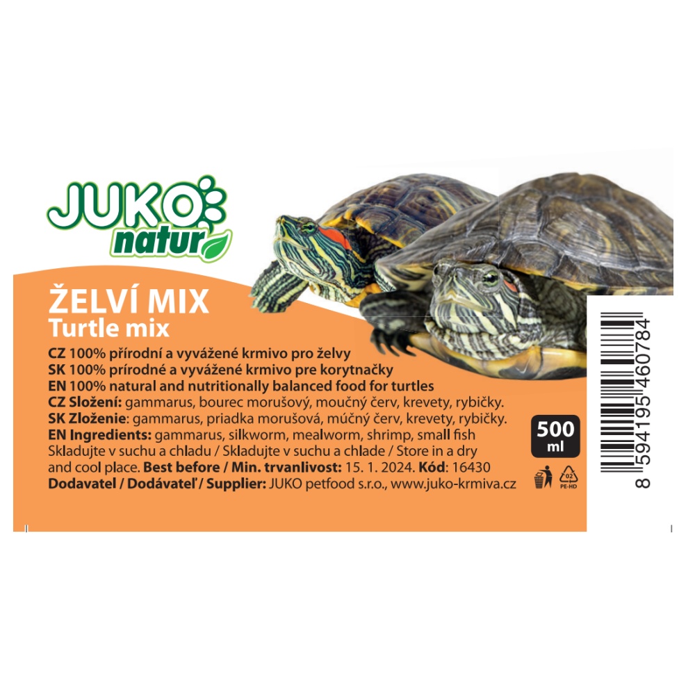 Želví mix JUKO 500 ml, dóza