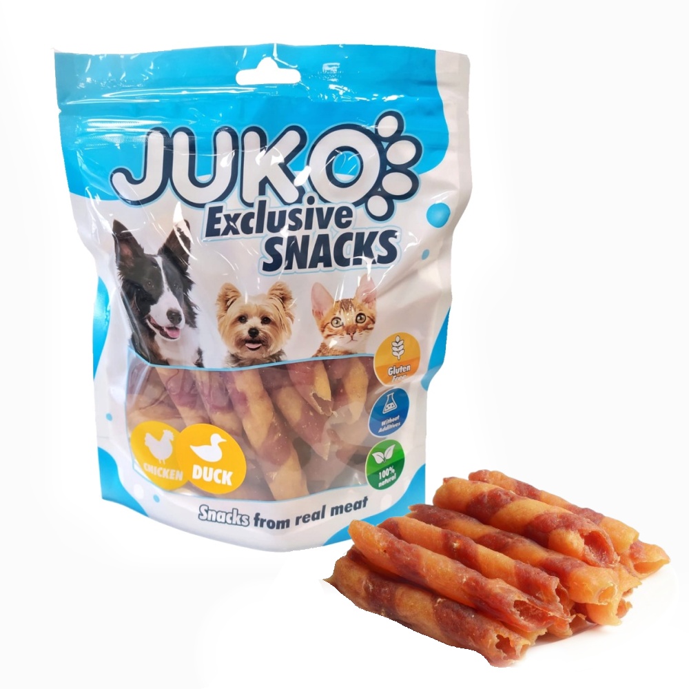 JUKO Snacks Succulent Chicken wrap duck Roll 250 g