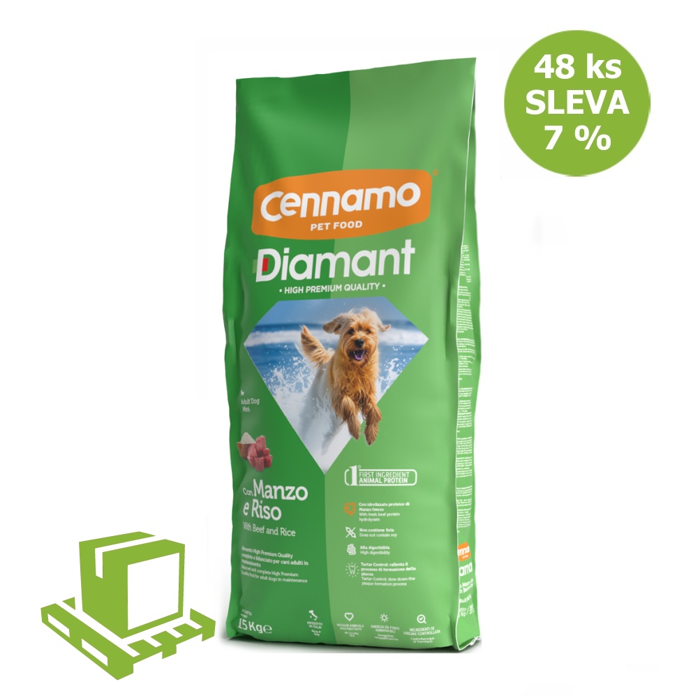 Diamant Dog Adult Mini 15 kg (paleta 48 ks) SLEVA 7 %