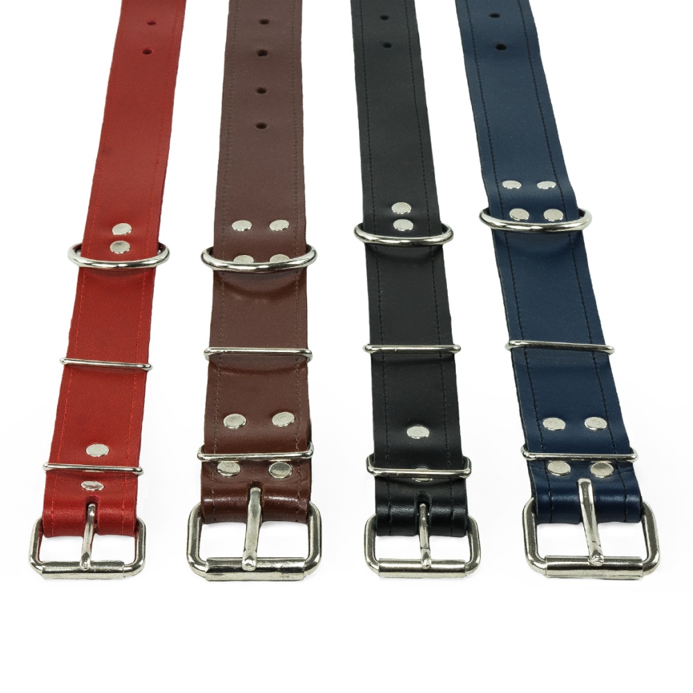 Obojek kožený SIMPLE 50 x 3,0 cm