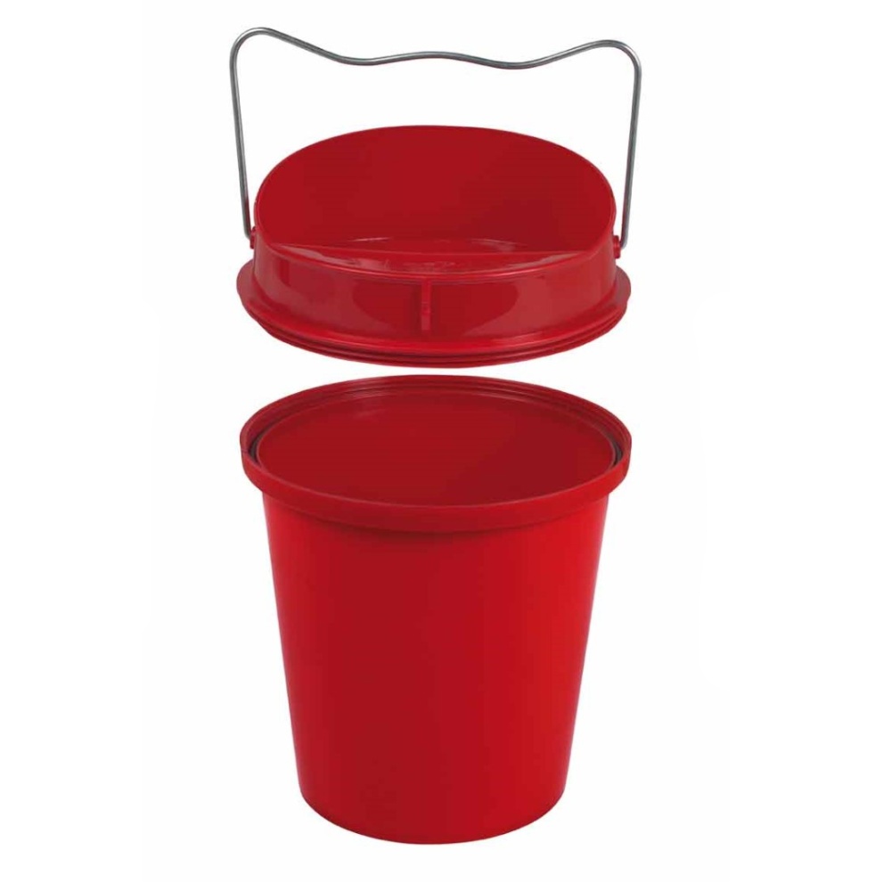 Kbelíková napáječka plast, zelená 6 l