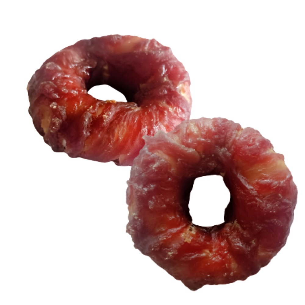 Donut s kachním masem měkký JUKO Snacks 6 cm, 1 kg (20 ks)