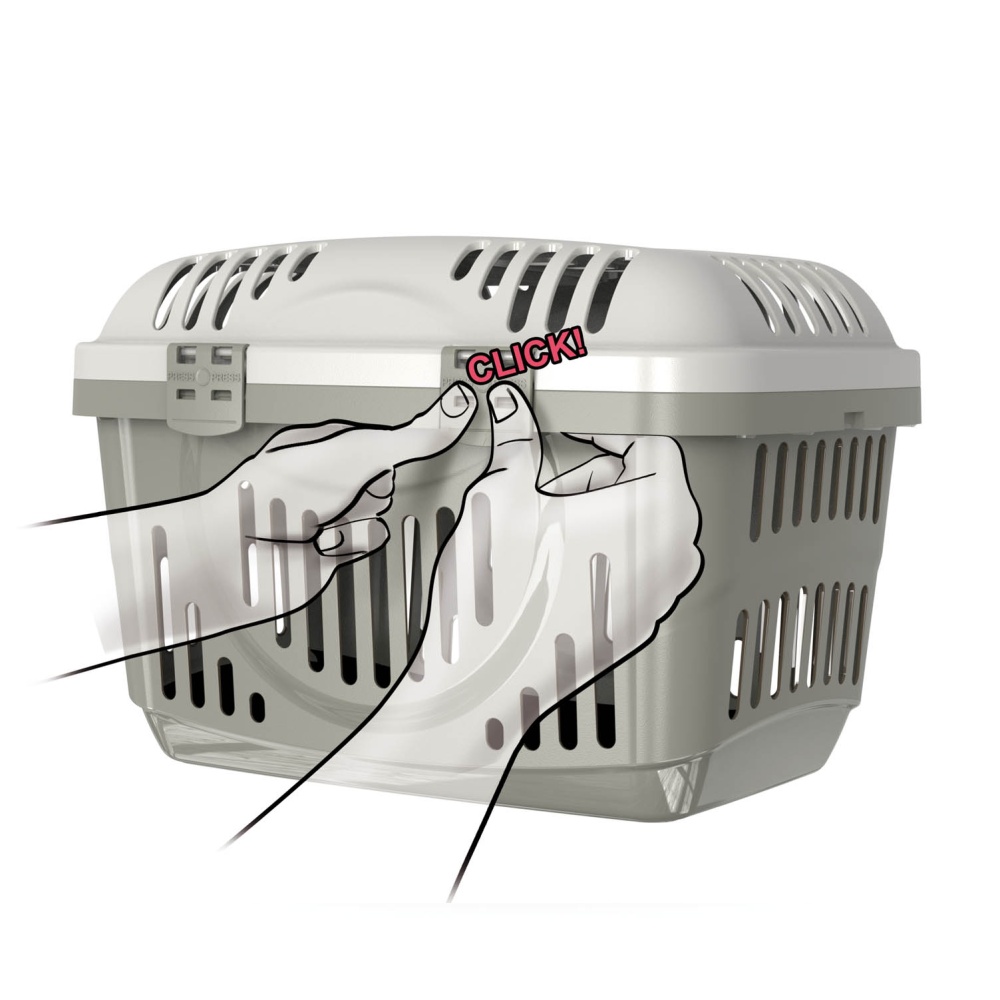 Přepravka plastová Rocket Classic, mix barev