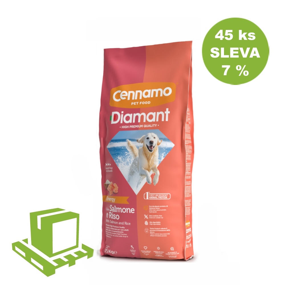 Diamant Dog Energy Losos 15 kg (paleta 45 ks) SLEVA 7 %