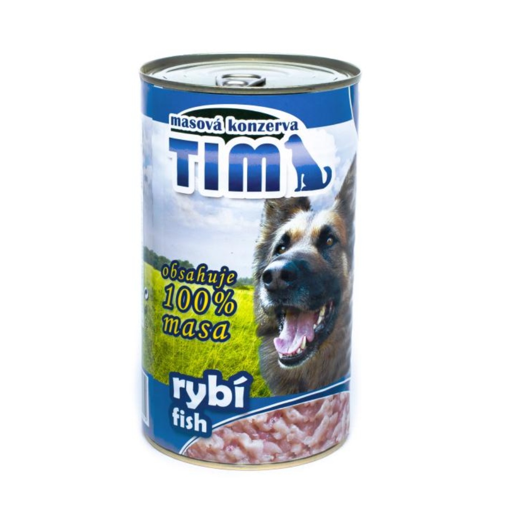TIM Dog rybí, konzerva 1200 g