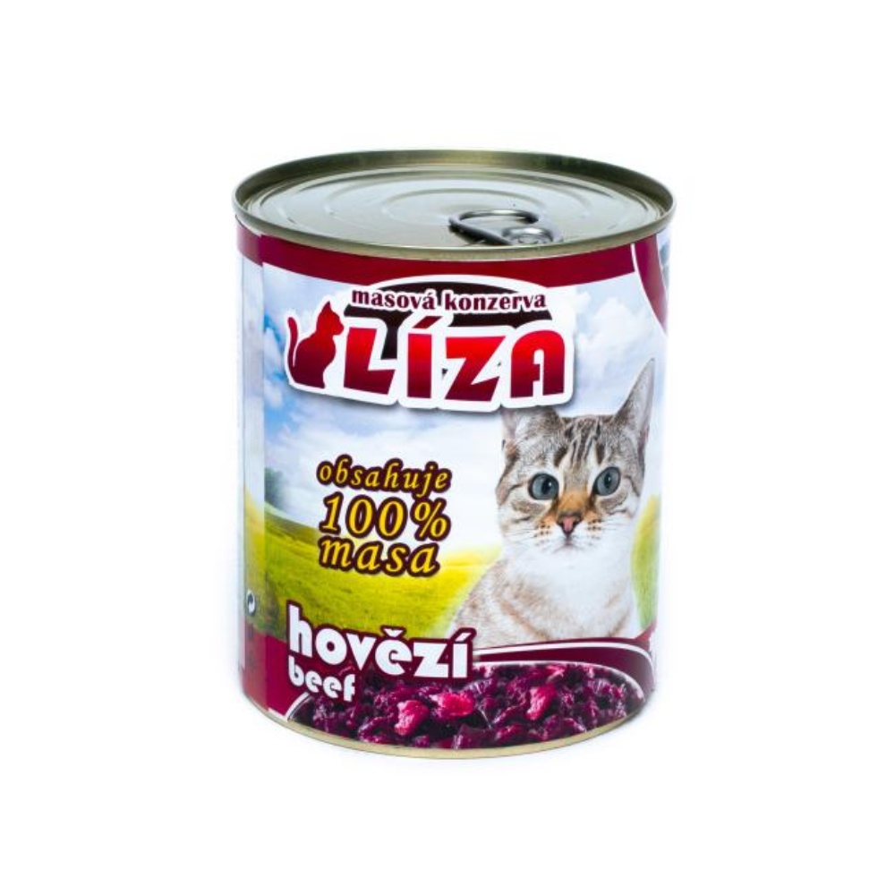 LÍZA Cat hovězí, konzerva 800 g