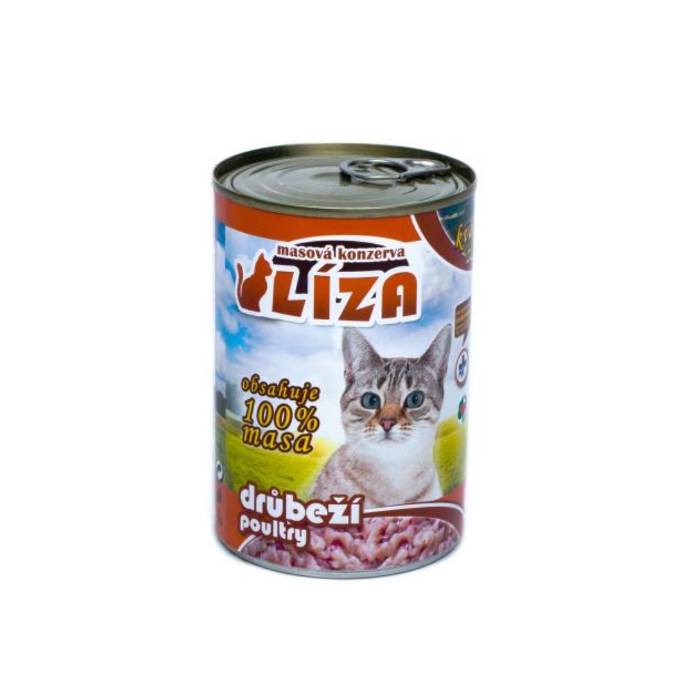 LÍZA Cat drůbeží, konzerva 400 g