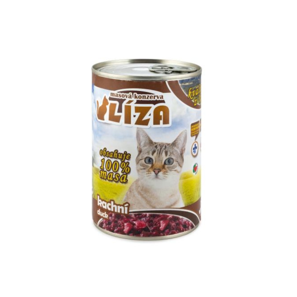 LÍZA Cat kachní, konzerva 400 g