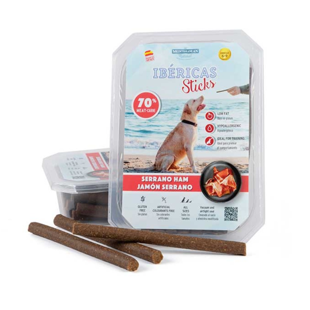 Ibéricas Dog tyčinky Serrano šunka 350 g (cca 30 ks)