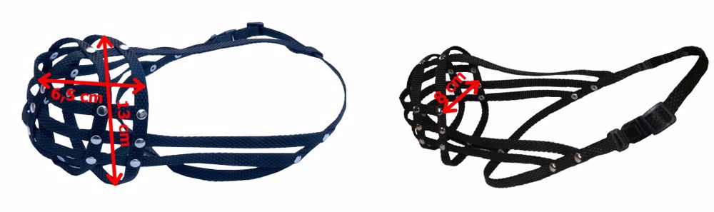 Náhubek popruh nylon buldoček