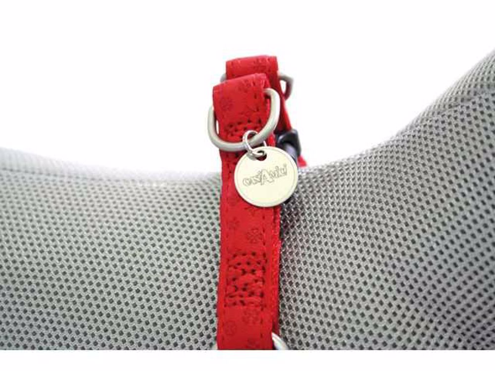 Postroj Mylord červený 1x25-40 cm