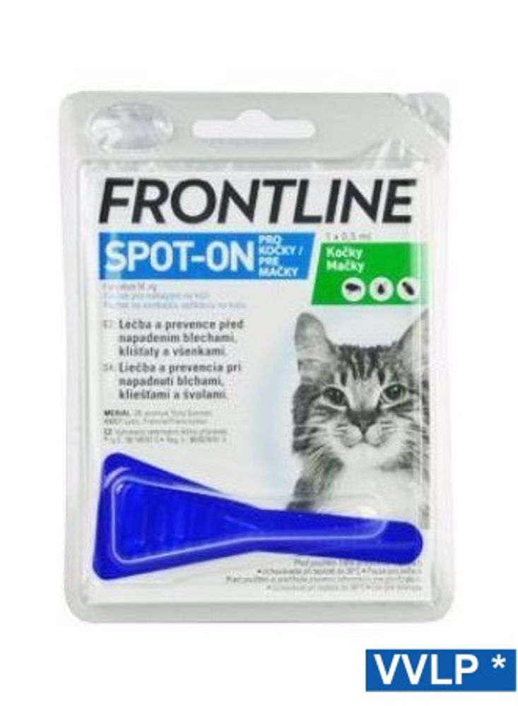 FRONTLINE SPOT-ON pro kočky 1 x 0,5 ml