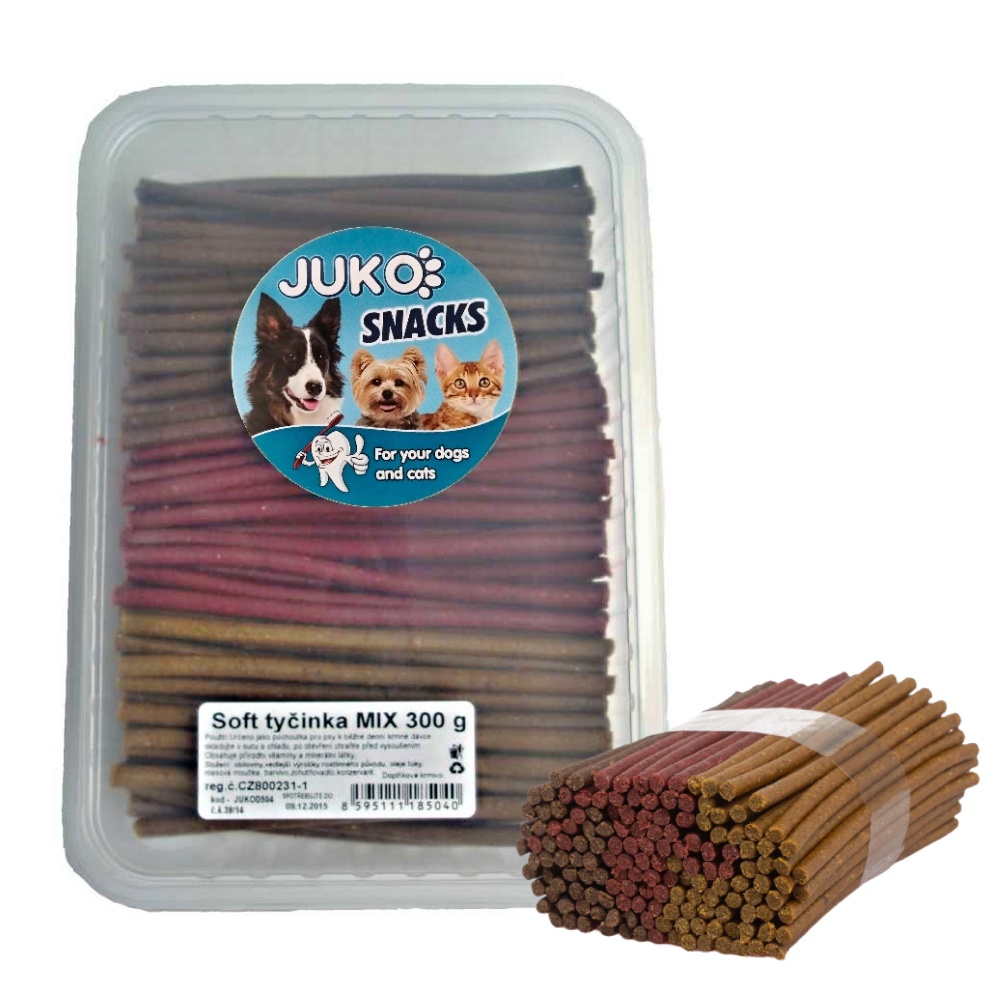 Soft tyčinka MIX JUKO Snacks (cca 140 ks)